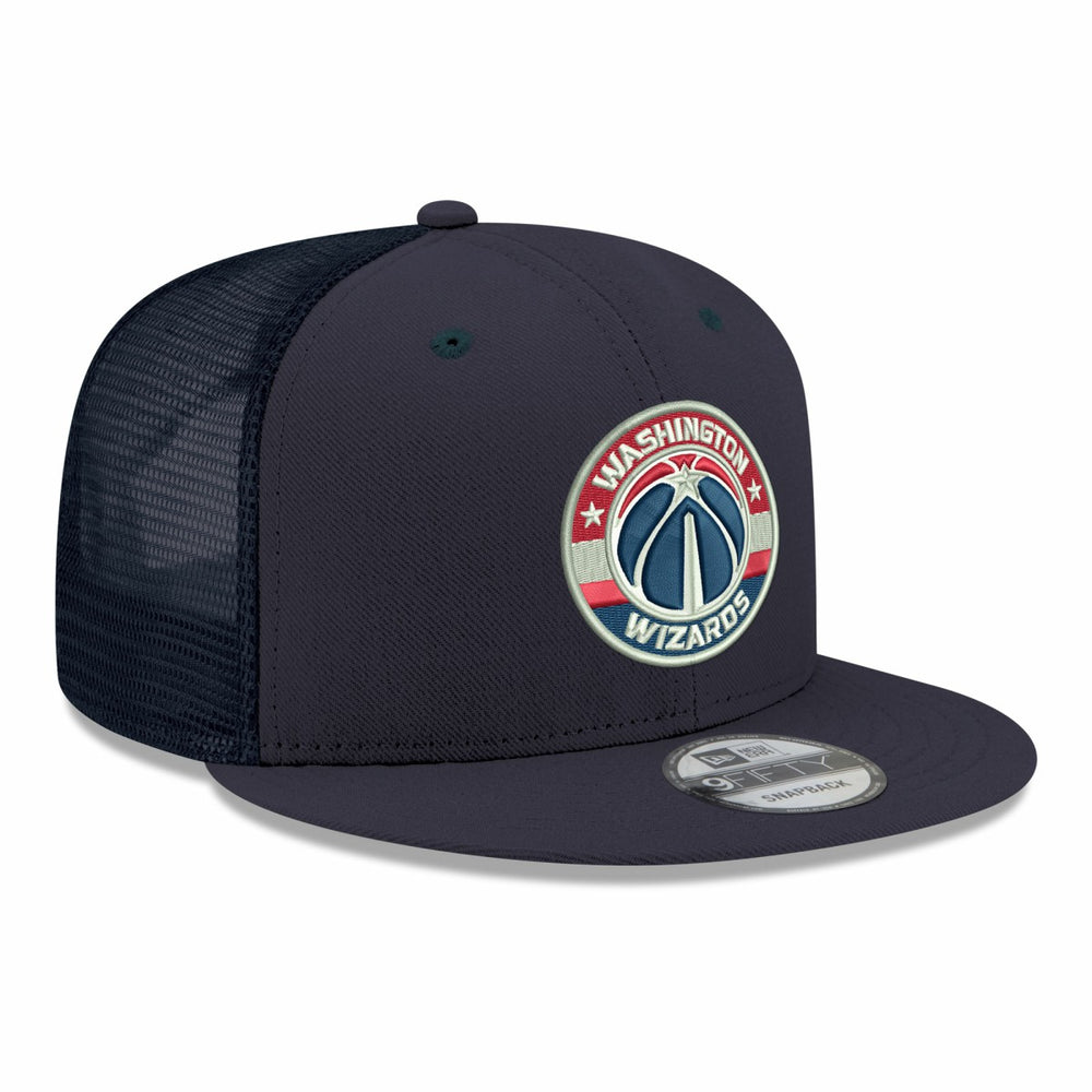 New Era - Washington Wizards Core Logo Meshback 9FIFTY Snapback Hat - Navy