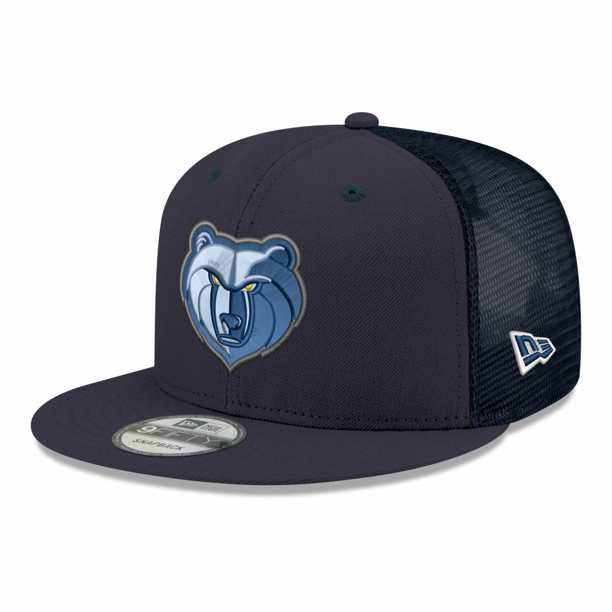 New Era - Memphis Grizzlies Core Logo Meshback 9FIFTY Snapback Hat - Navy