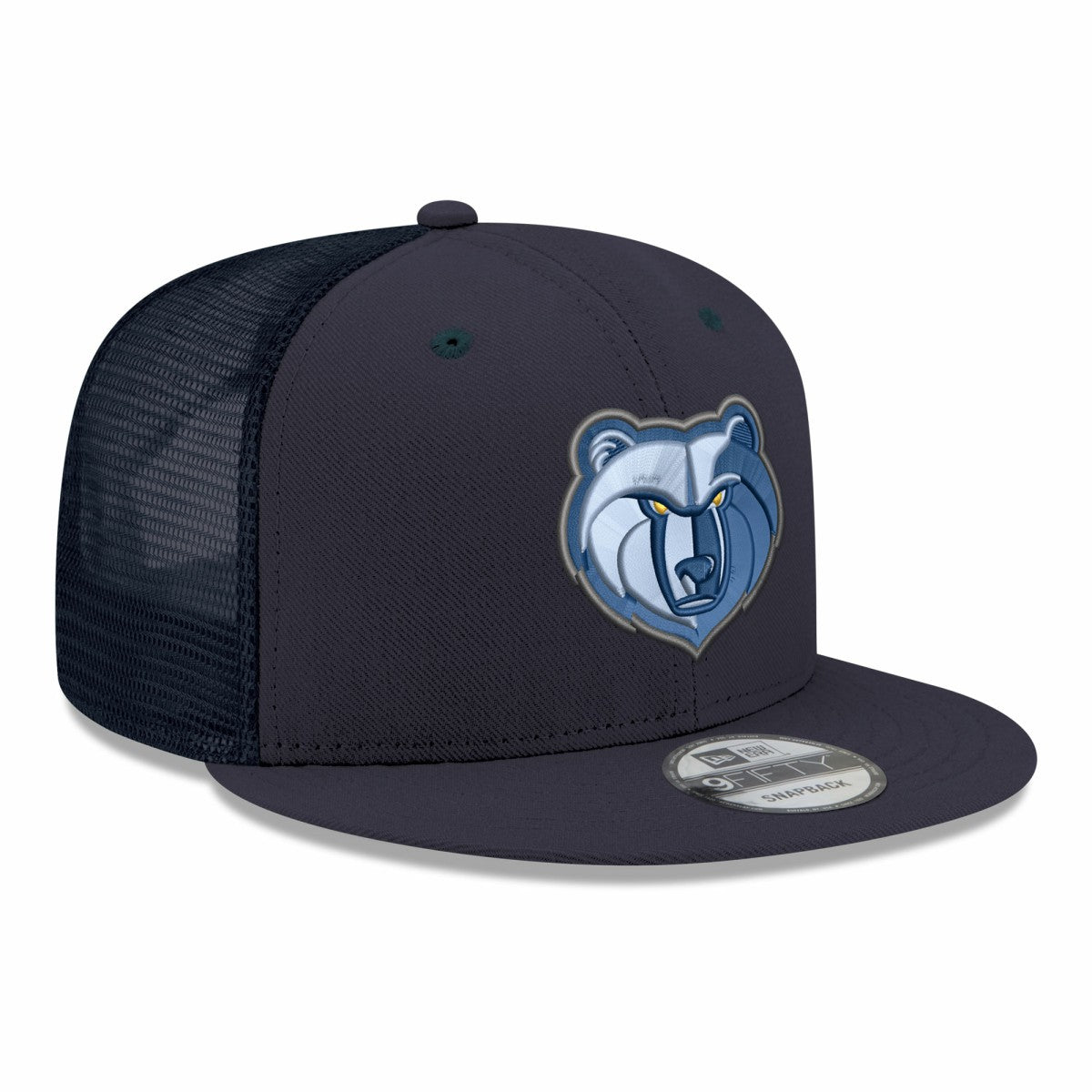 New Era - Memphis Grizzlies Core Logo Meshback 9FIFTY Snapback Hat - Navy
