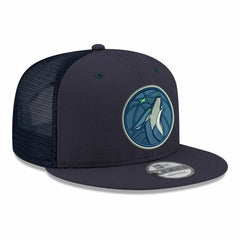 New Era - Minnesota Timberwolves Core Logo Meshback 9FIFTY Snapback Hat - Navy
