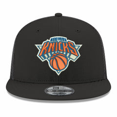 New Era - New York Knicks Core Logo Meshback 9FIFTY Snapback Hat - Black