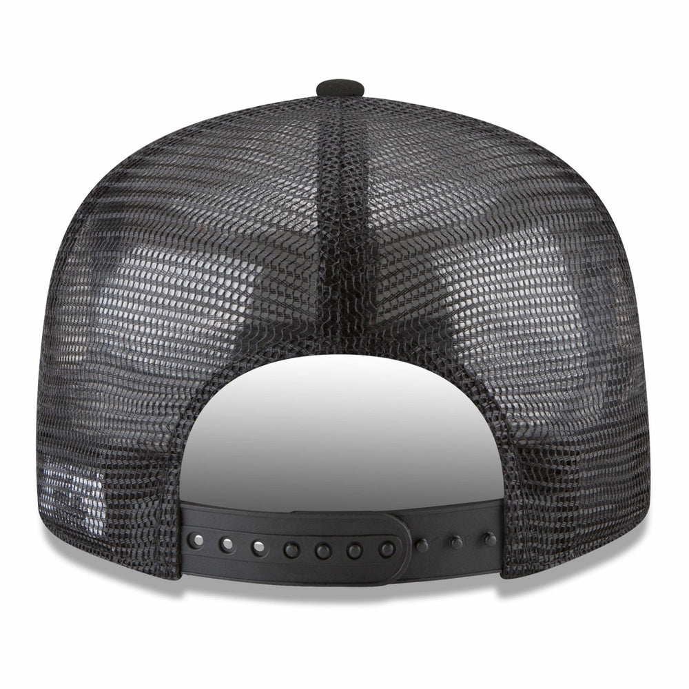New Era - New York Knicks Core Logo Meshback 9FIFTY Snapback Hat - Black