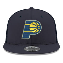 New Era - Indiana Pacers Core Logo Meshback 9FIFTY Snapback Hat - Navy