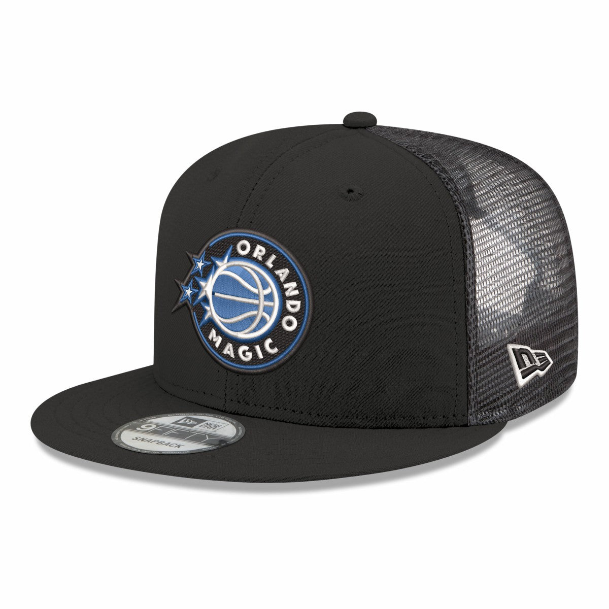 New Era - Orlando Magic Core Logo Meshback 9FIFTY Snapback Hat - Black