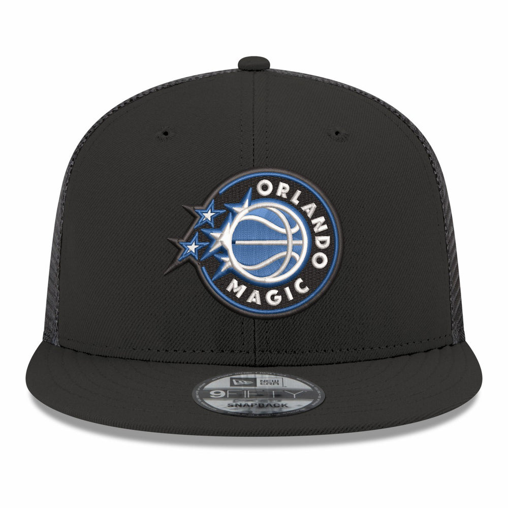 New Era - Orlando Magic Core Logo Meshback 9FIFTY Snapback Hat - Black