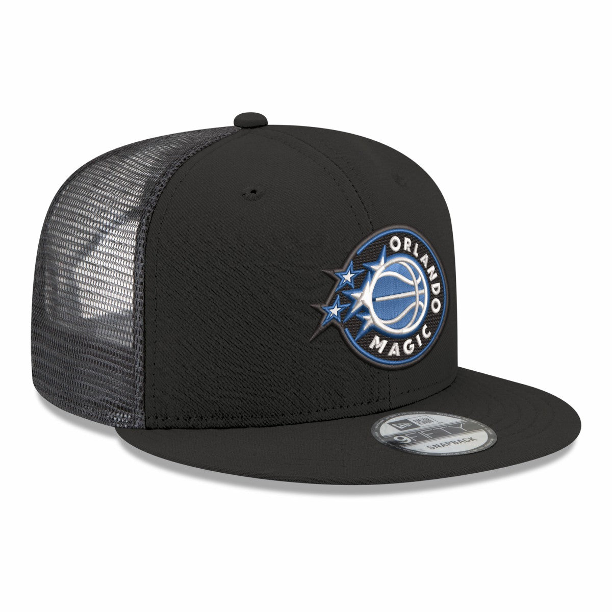 New Era - Orlando Magic Core Logo Meshback 9FIFTY Snapback Hat - Black