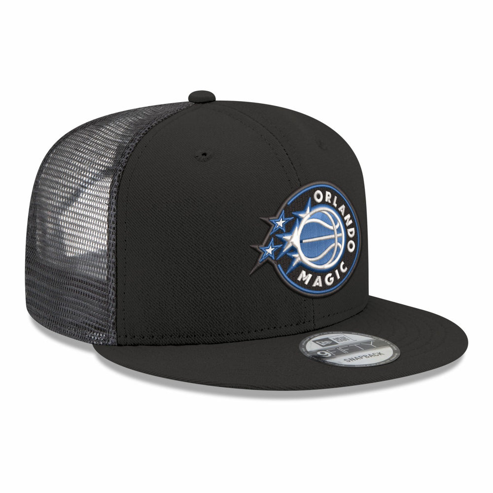 New Era - Orlando Magic Core Logo Meshback 9FIFTY Snapback Hat - Black