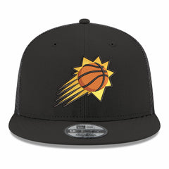 New Era - Phoenix Suns Core Logo Meshback 9FIFTY Snapback Hat - Black