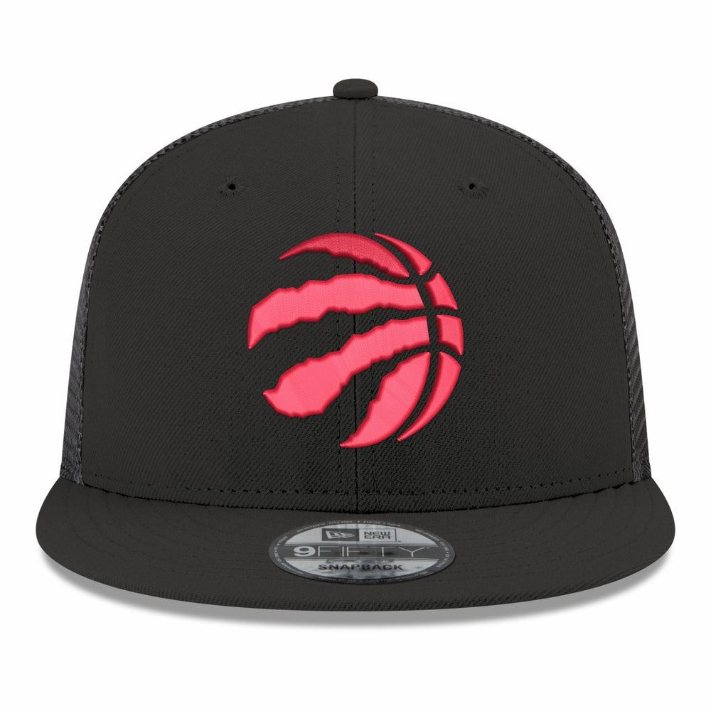 New Era - Toronto Raptors Core Logo Meshback 9FIFTY Snapback Hat - Black