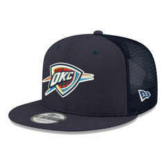 New Era - Oklahoma City Thunder Core Logo Meshback 9FIFTY Snapback Hat - Navy