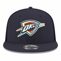New Era - Oklahoma City Thunder Core Logo Meshback 9FIFTY Snapback Hat - Navy