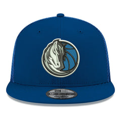 New Era - Dallas Mavericks Core Logo Meshback 9FIFTY Snapback Hat - Navy