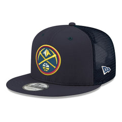 New Era - Denver Nuggets Core Logo Meshback 9FIFTY Snapback Hat - Navy