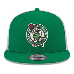 New Era - Boston Celtics Core Logo Meshback 9FIFTY Snapback Hat - Kelly Green
