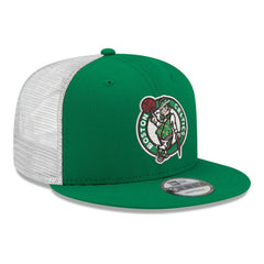 New Era - Boston Celtics Core Logo Meshback 9FIFTY Snapback Hat - Kelly Green