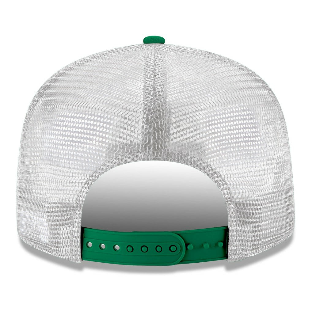 New Era - Boston Celtics Core Logo Meshback 9FIFTY Snapback Hat - Kelly Green