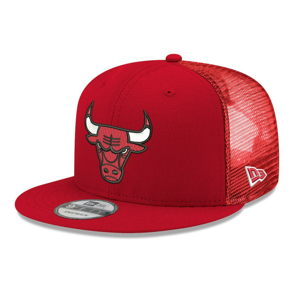 New Era - Chicago Bulls Core Logo Meshback 9FIFTY Snapback Hat - Red