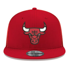 New Era - Chicago Bulls Core Logo Meshback 9FIFTY Snapback Hat - Red