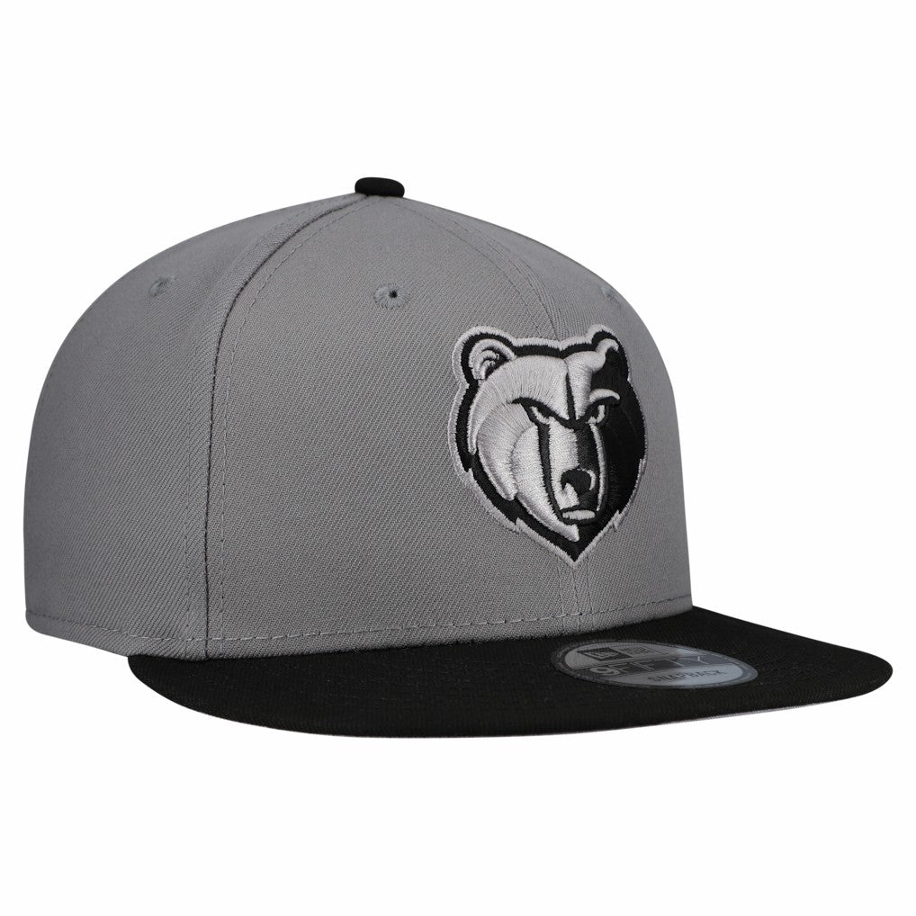 New Era - Memphis Grizzlies Core Logo Storm Gray Two-Tone 9FIFTY Snapback Hat - Gray