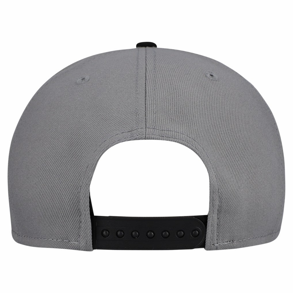 New Era - Miami Heat Core Logo Storm Gray Two-Tone 9FIFTY Snapback Hat - Gray