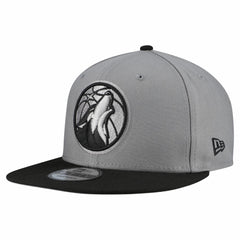 New Era - Minnesota Timberwolves Core Logo Storm Gray Two-Tone 9FIFTY Snapback Hat - Gray