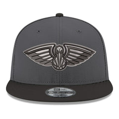 New Era - New Orleans Pelicans Logo 2-Tone 9FIFTY Snapback Hat - Gray/Black