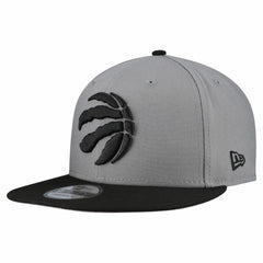 New Era - Toronto Raptors Core Logo Storm Gray Two-Tone 9FIFTY Snapback Hat - Gray