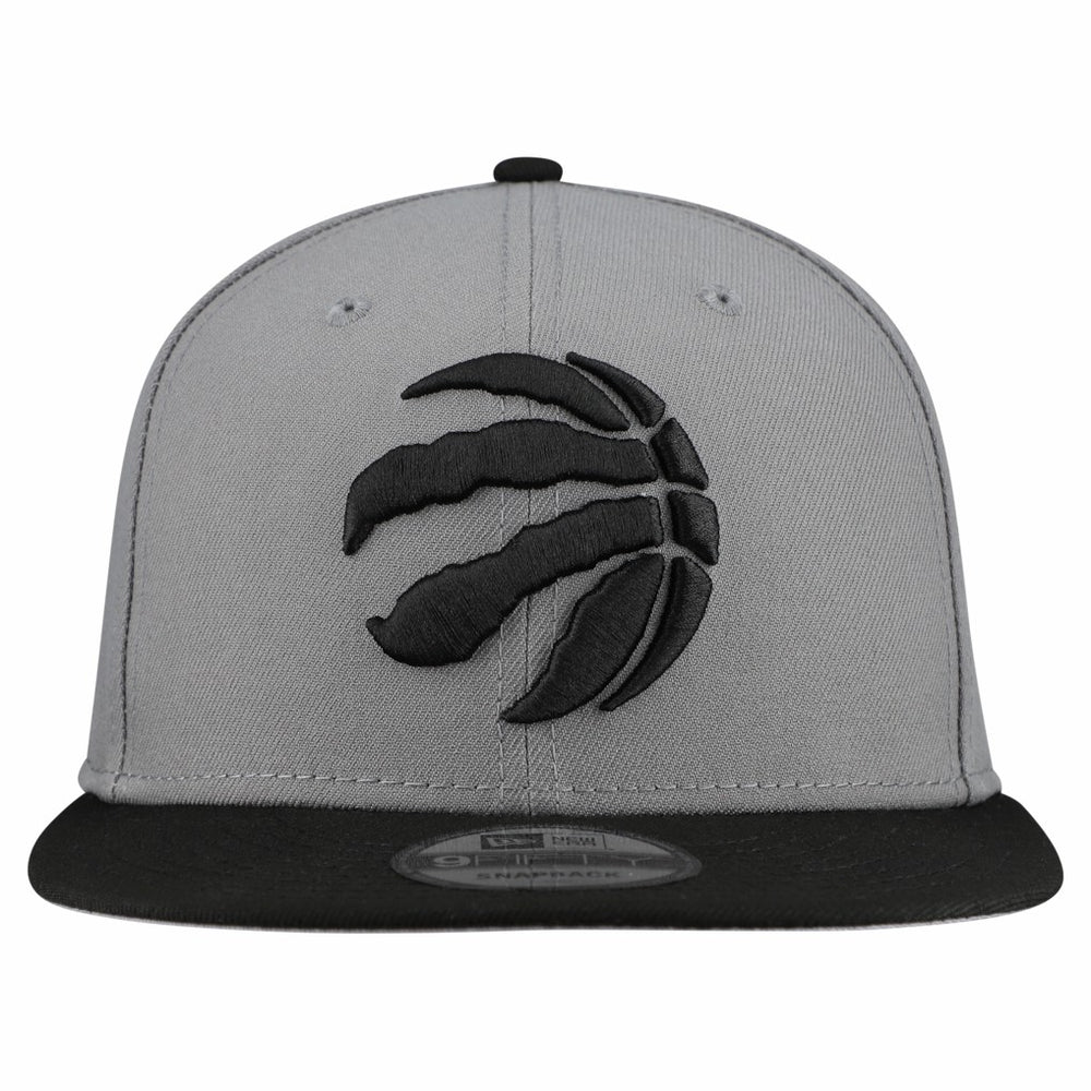 New Era - Toronto Raptors Core Logo Storm Gray Two-Tone 9FIFTY Snapback Hat - Gray