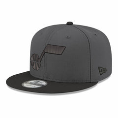 New Era - Utah Jazz Logo 2-Tone 9FIFTY Snapback Hat - Gray/Black