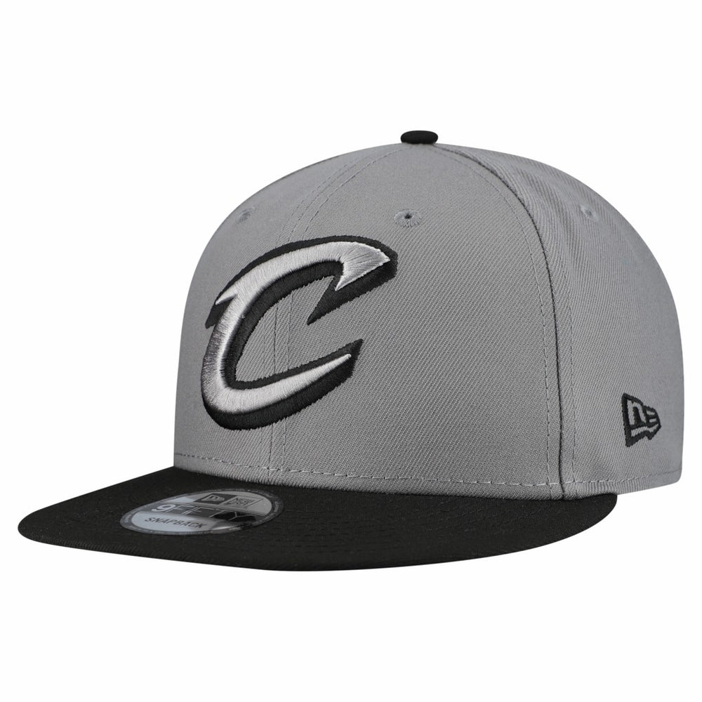 New Era - Cleveland Cavaliers Core Logo Storm Gray Two-Tone 9FIFTY Snapback Hat - Gray