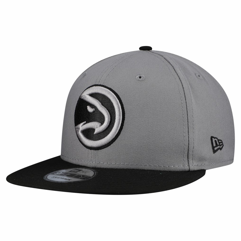 New Era - Atlanta Hawks Core Logo Storm Gray Two-Tone 9FIFTY Snapback Hat - Gray