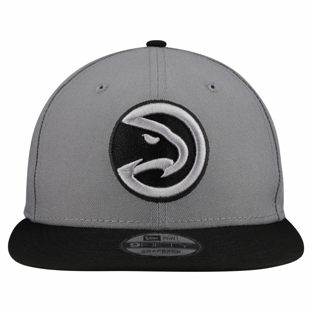 New Era - Atlanta Hawks Core Logo Storm Gray Two-Tone 9FIFTY Snapback Hat - Gray