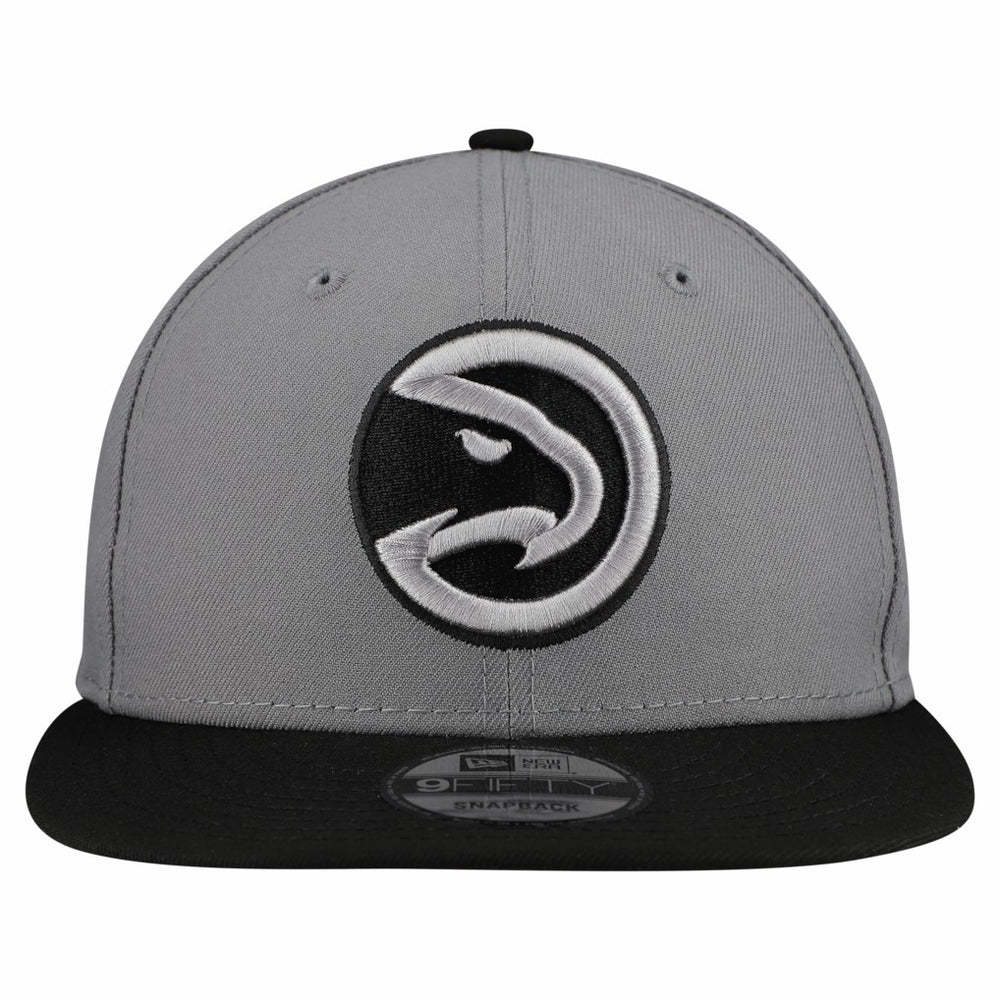 New Era - Atlanta Hawks Core Logo Storm Gray Two-Tone 9FIFTY Snapback Hat - Gray