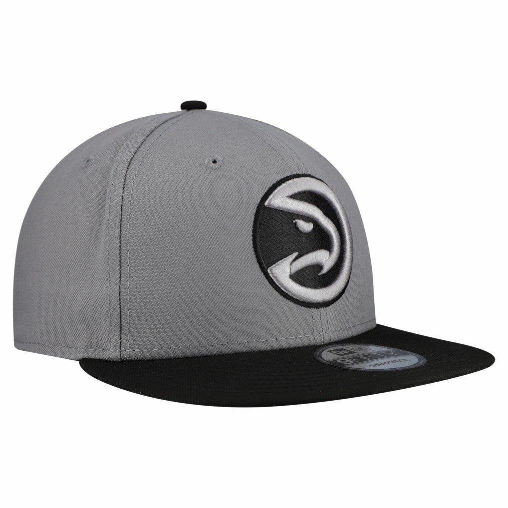 New Era - Atlanta Hawks Core Logo Storm Gray Two-Tone 9FIFTY Snapback Hat - Gray