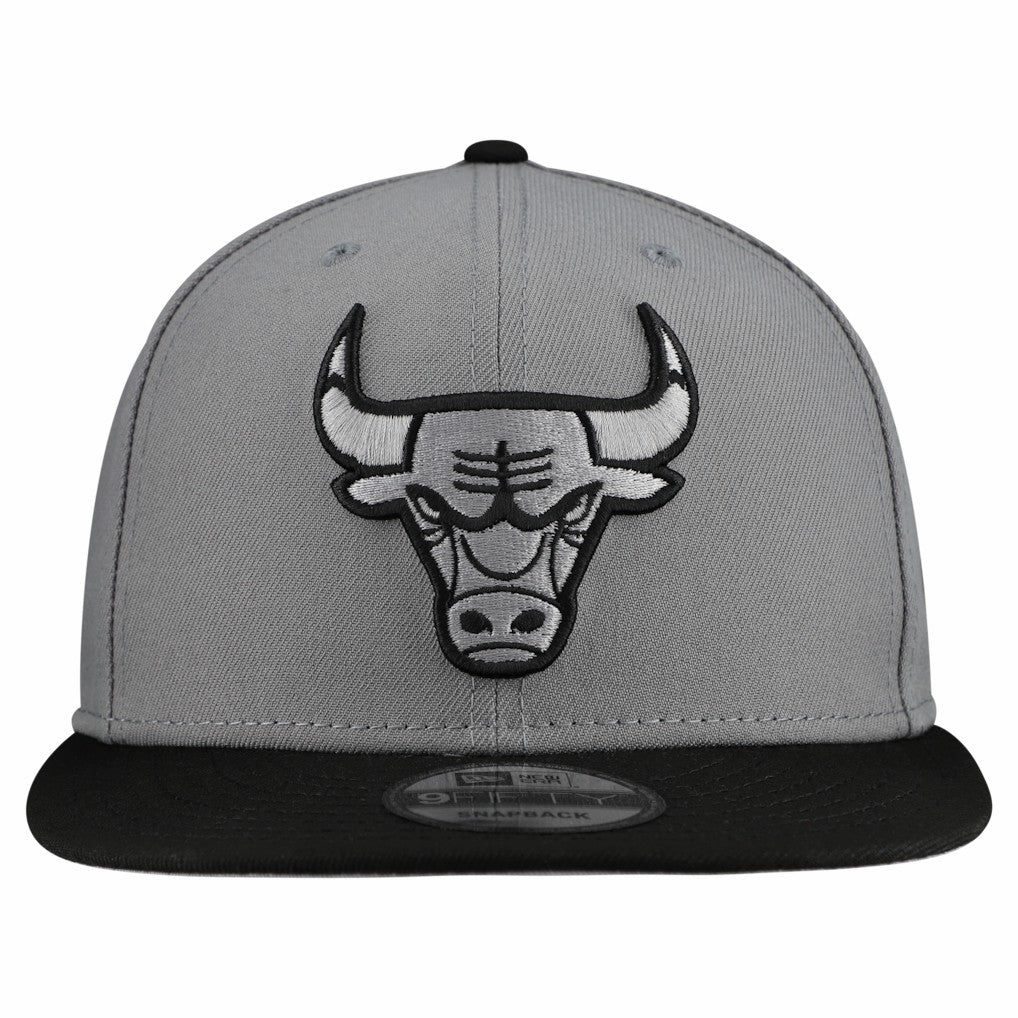New Era - Chicago Bulls Core Logo Storm Gray Two-Tone 9FIFTY Snapback Hat - Gray
