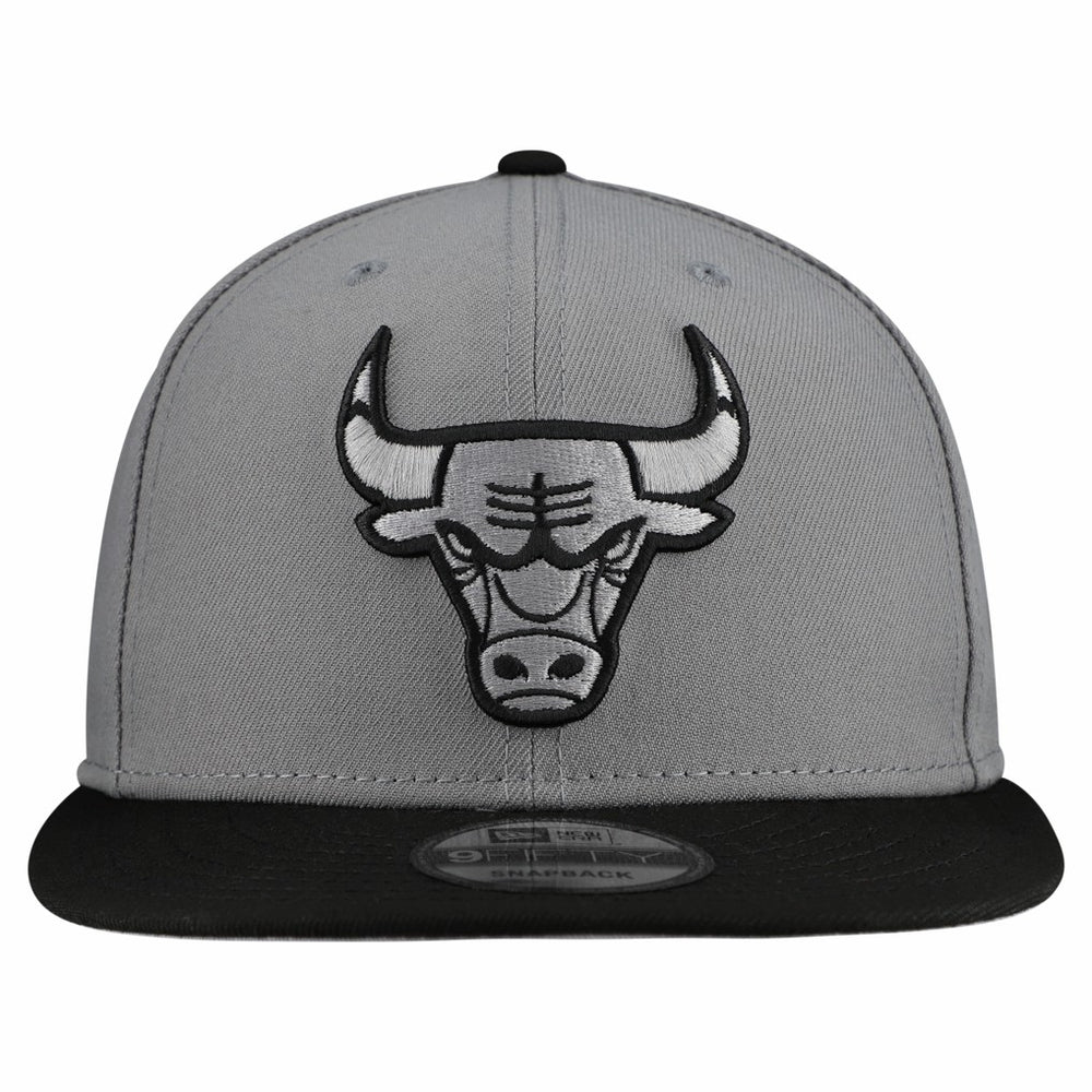 New Era - Chicago Bulls Core Logo Storm Gray Two-Tone 9FIFTY Snapback Hat - Gray