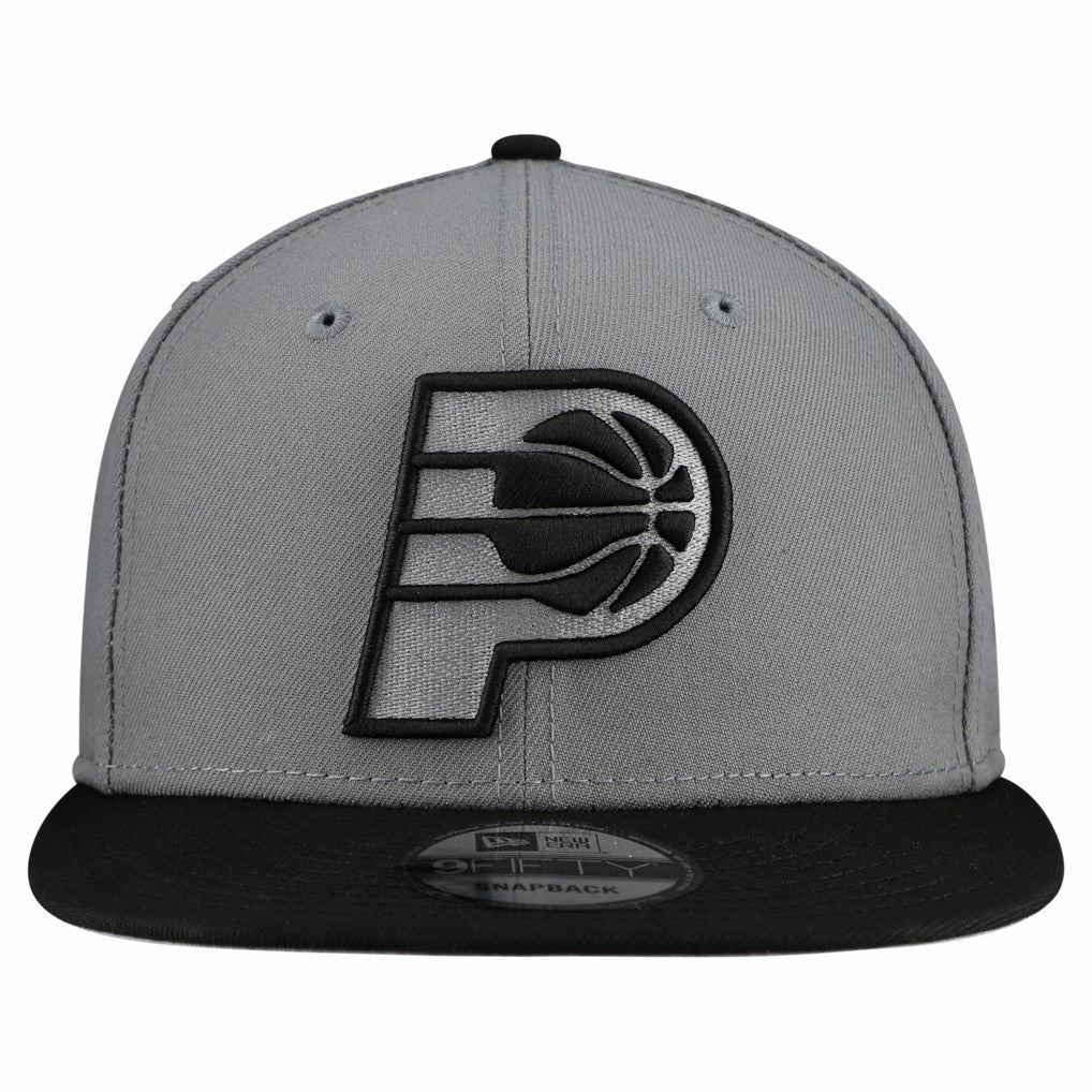 New Era - Indiana Pacers Core Logo Storm Gray Two-Tone 9FIFTY Snapback Hat - Gray