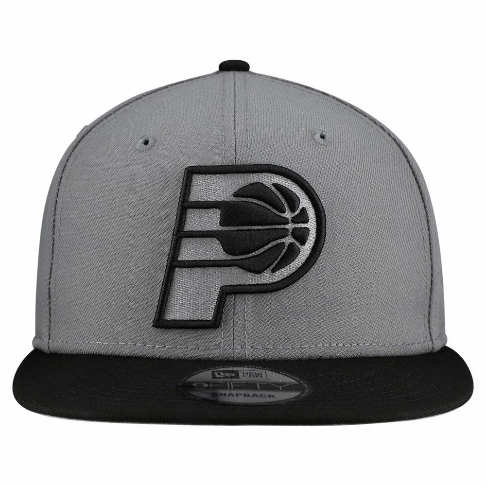 New Era - Indiana Pacers Core Logo Storm Gray Two-Tone 9FIFTY Snapback Hat - Gray