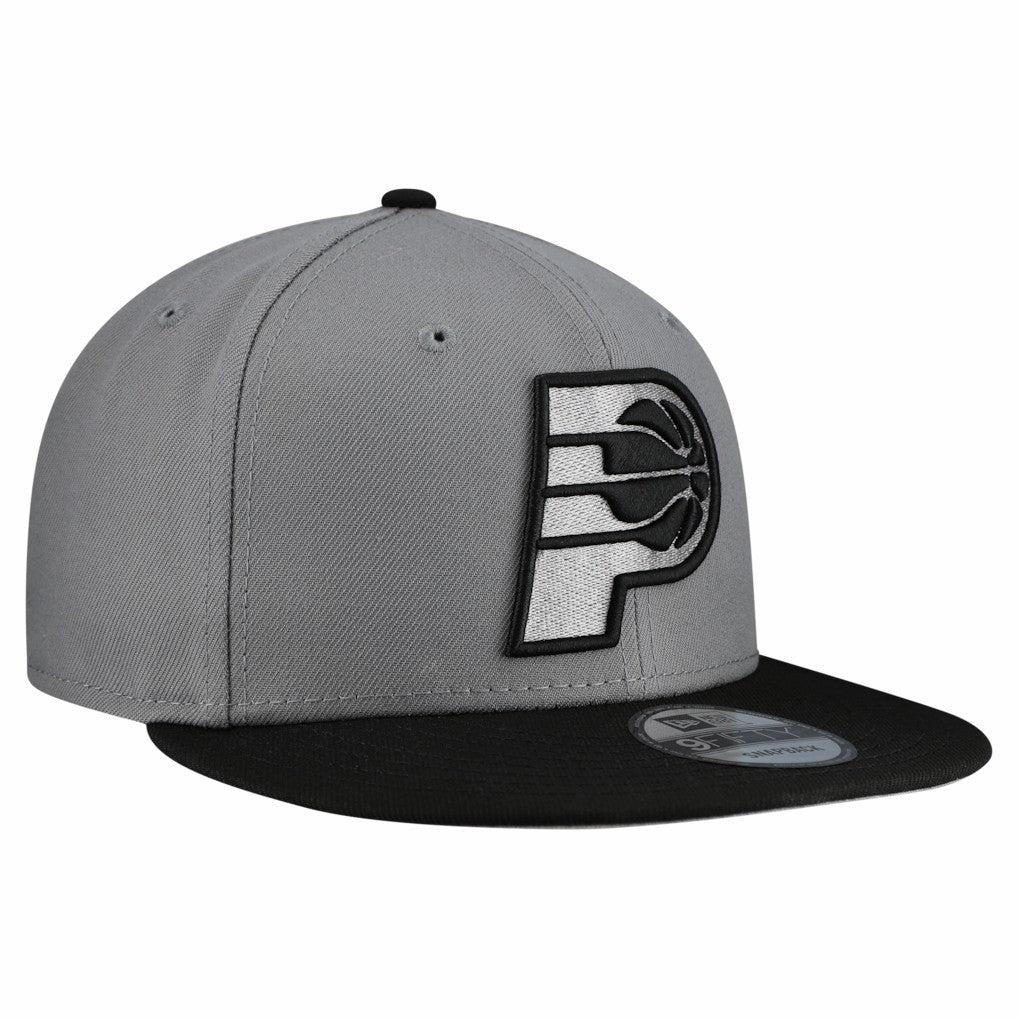 New Era - Indiana Pacers Core Logo Storm Gray Two-Tone 9FIFTY Snapback Hat - Gray