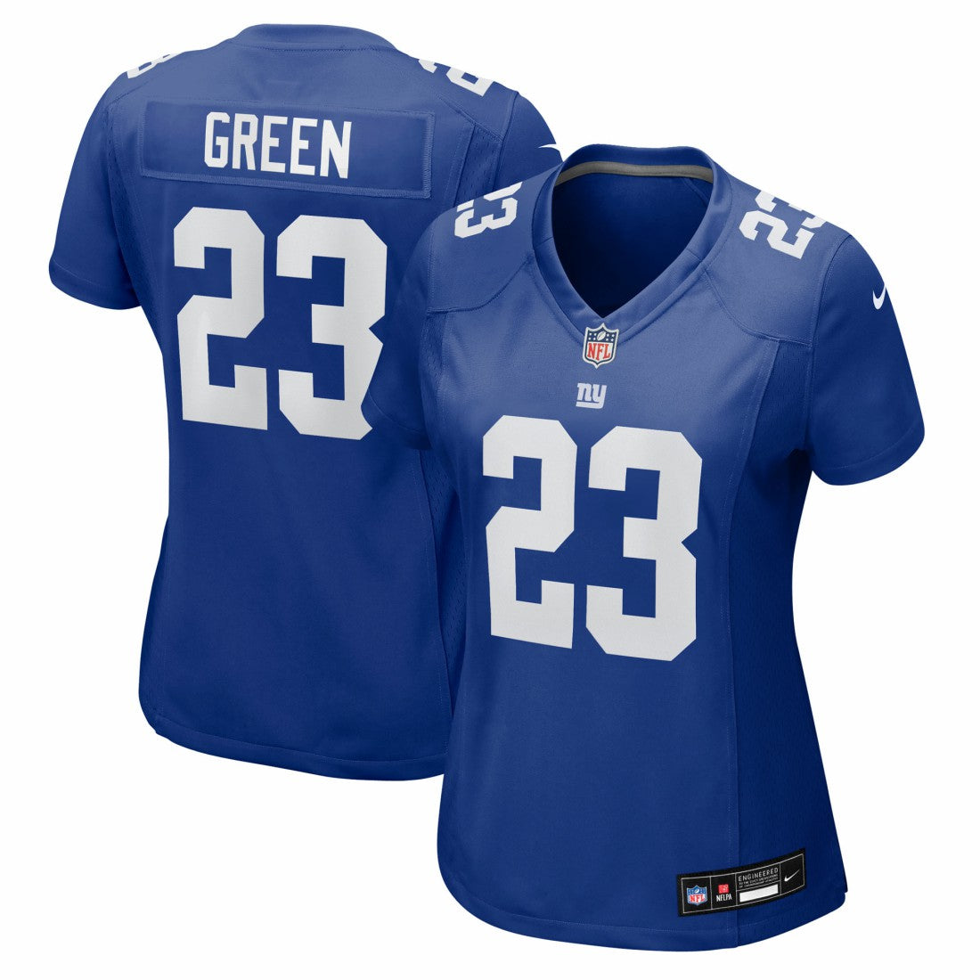 Art Green New York Giants Women's Team Game Jersey Royal - Nike