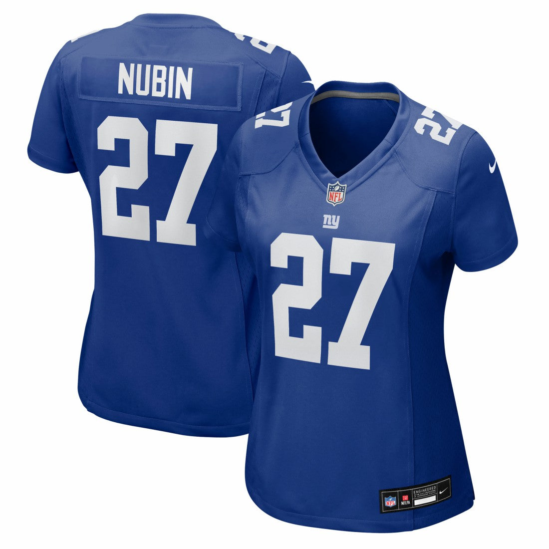 Tyler Nubin New York Giants Women's Team Game Jersey Royal - Nike