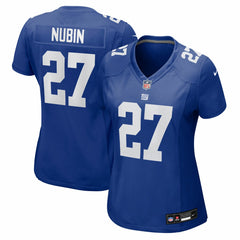 Tyler Nubin New York Giants Women's Team Game Jersey Royal - Nike
