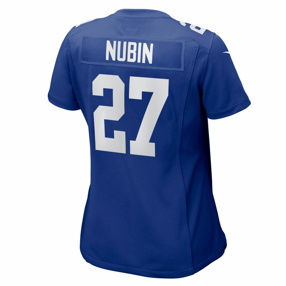 Tyler Nubin New York Giants Women's Team Game Jersey Royal - Nike