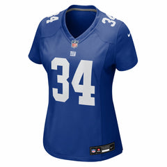 Beau Brade New York Giants Women's Team Game Jersey Royal - Nike