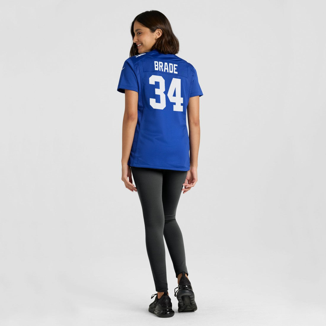 Beau Brade New York Giants Women's Team Game Jersey Royal - Nike