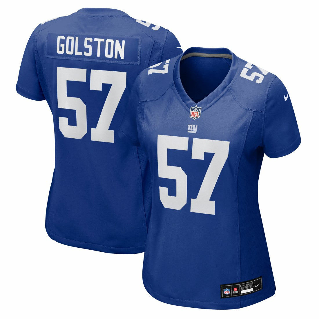 Chauncey Golston New York Giants Women's Team Game Jersey Royal - Nike