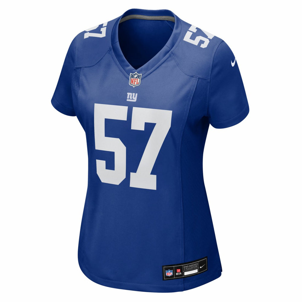 Chauncey Golston New York Giants Women's Team Game Jersey Royal - Nike