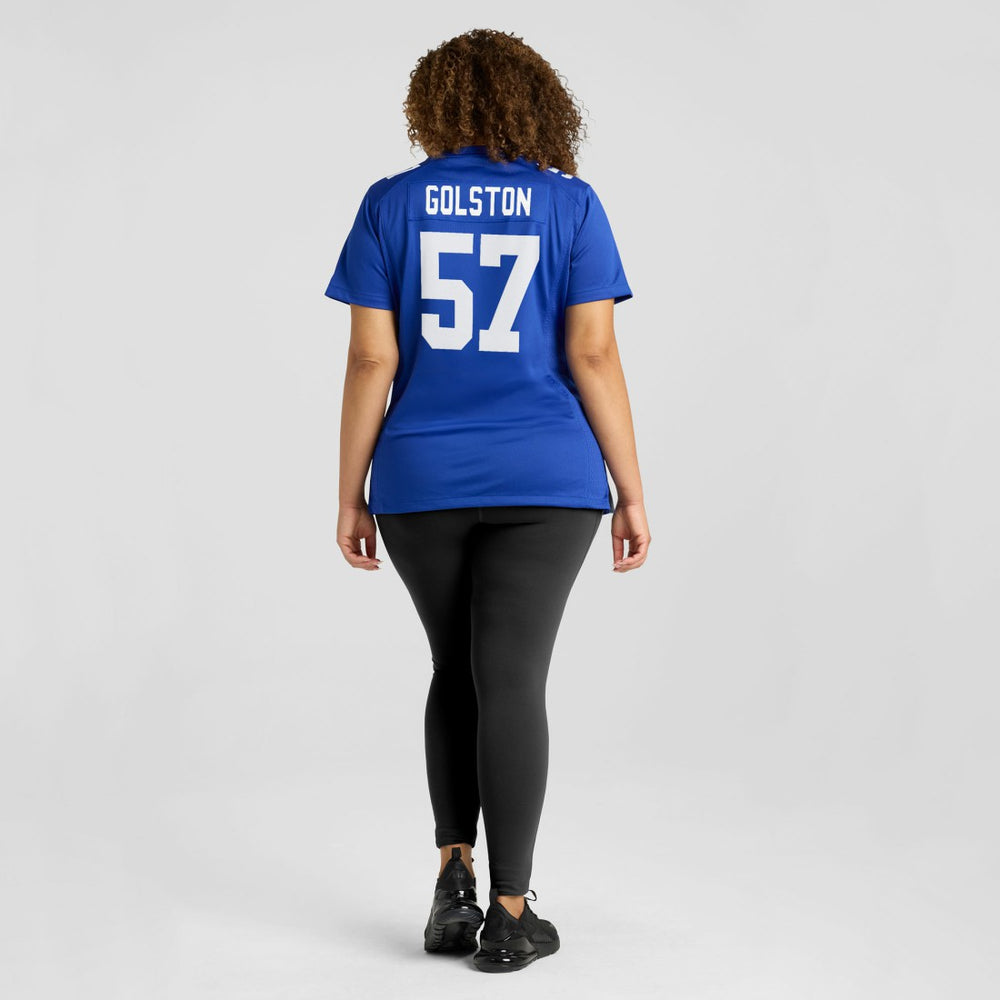 Chauncey Golston New York Giants Women's Team Game Jersey Royal - Nike