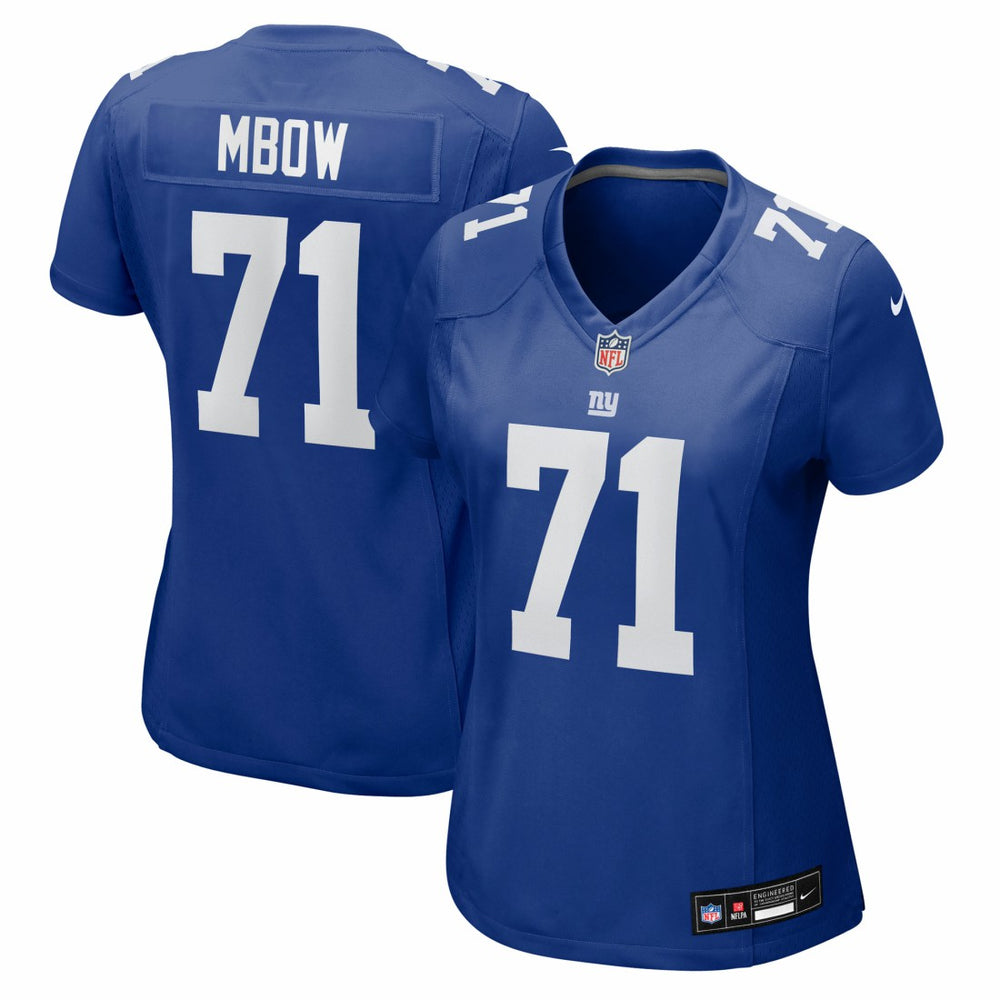 Marcus Mbow New York Giants Women's Team Game Jersey Royal - Nike