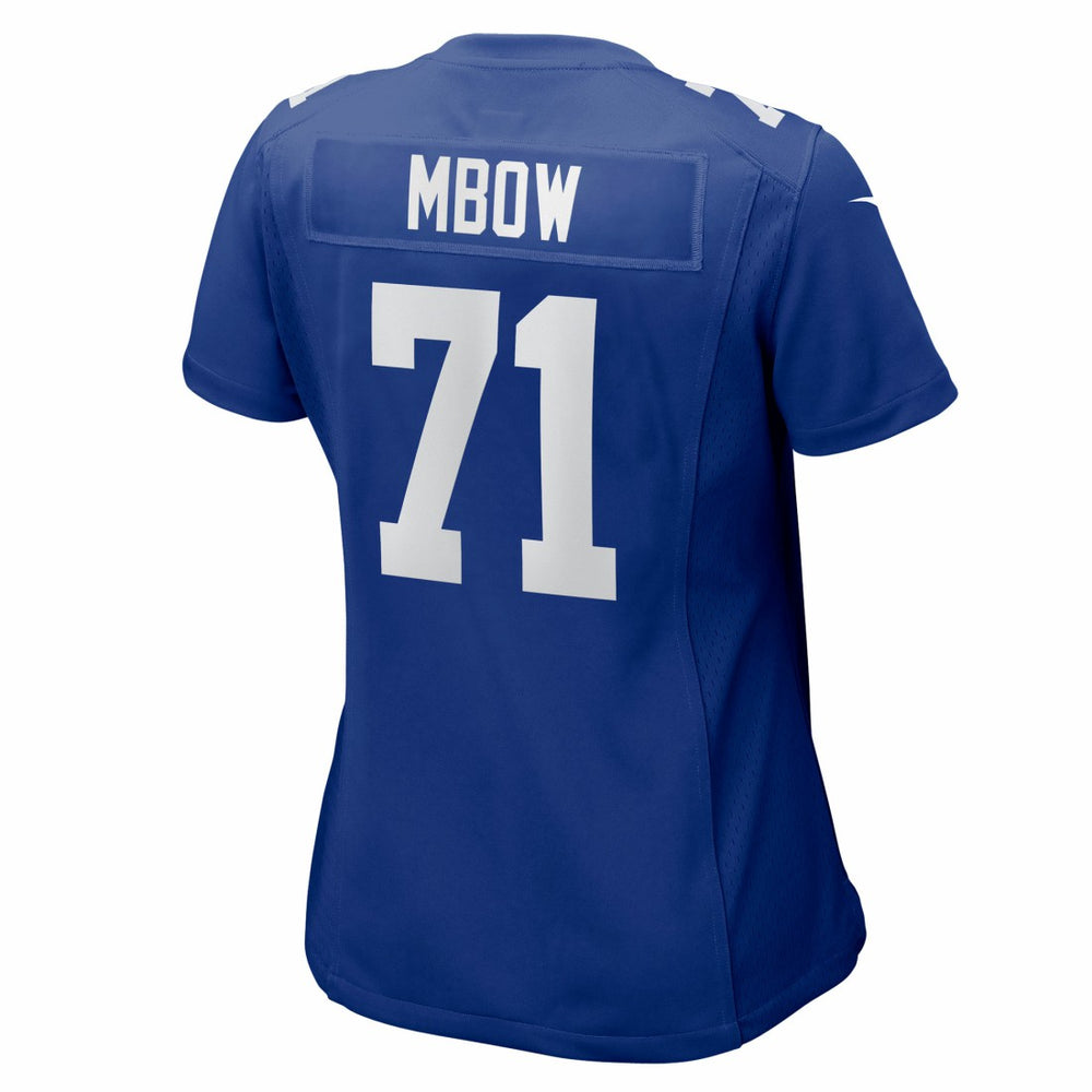 Marcus Mbow New York Giants Women's Team Game Jersey Royal - Nike